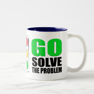Caneca De Café Em Dois Tons Pare de queixar-se