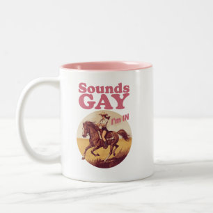Caneca De Café Em Dois Tons Parece Gay Estou Orgulhoso do Progresso do Orgulho
