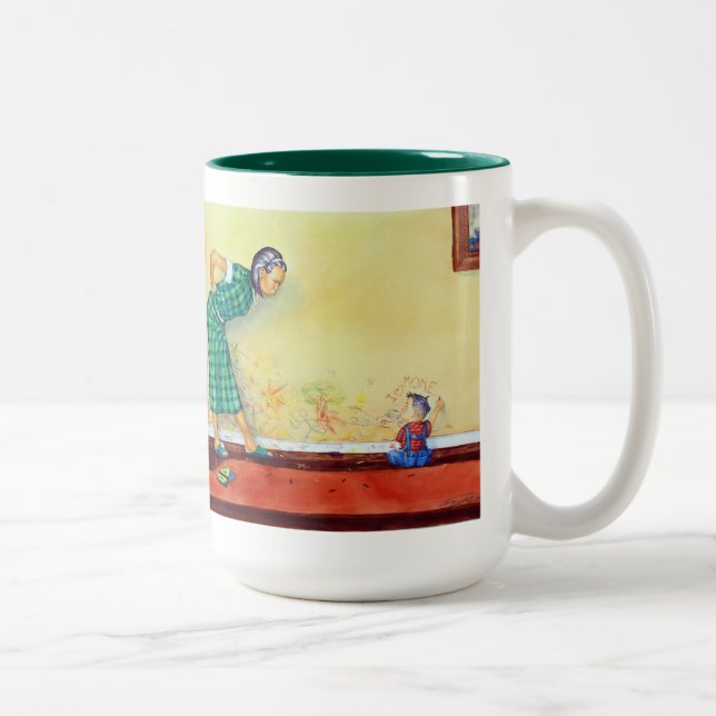 Caneca De Café Em Dois Tons Parede (Direita)