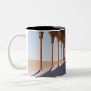 Caneca De Café Em Dois Tons Paredes de arcos