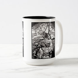 Caneca De Café Em Dois Tons Parlez nous à boire