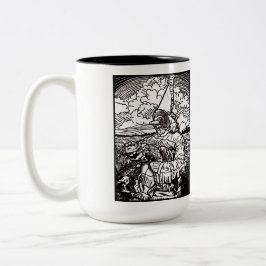 Caneca De Café Em Dois Tons Parlez nous à boire