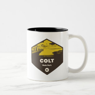 Caneca De Café Em Dois Tons Parque Estadual Colt Rhode Island