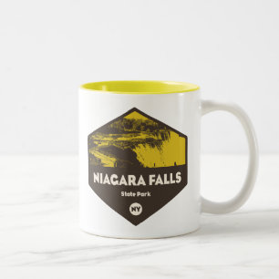 Caneca De Café Em Dois Tons Parque Estadual das Cataratas do Niágara Nova York