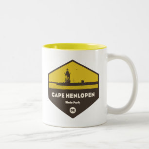 Caneca De Café Em Dois Tons Parque Estadual de Cape Henlopen