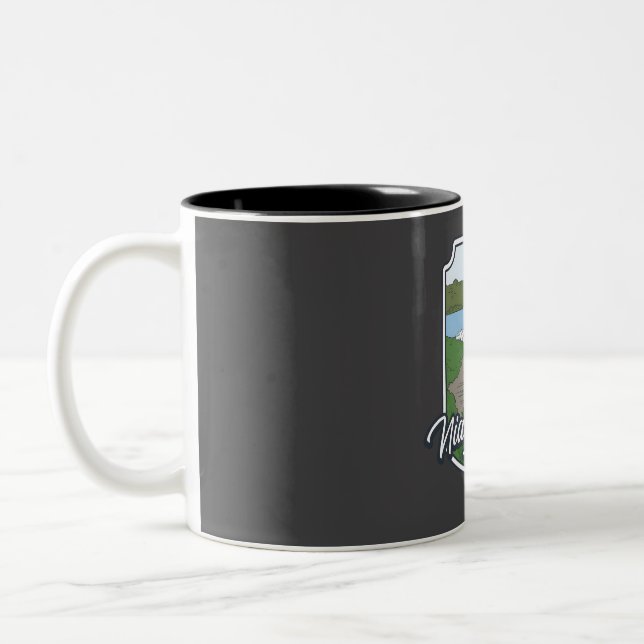 Caneca De Café Em Dois Tons Parque Estadual de Niagara Falls - Canadá (Esquerda)