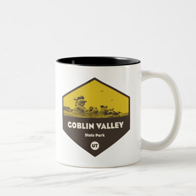 Caneca De Café Em Dois Tons Parque Estadual do Vale do Goblin (Direita)