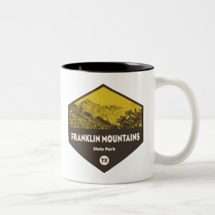 Caneca De Café Em Dois Tons Parque Estadual Franklin Mountains El Paso Texas