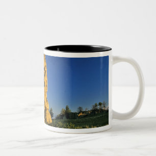 Caneca De Café Em Dois Tons Parque Estadual Medicine Rocks perto de Ekalaka Mo