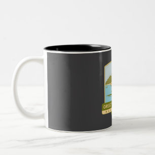 Caneca De Café Em Dois Tons Parque Marinho da Barreira do excelente - Austráli