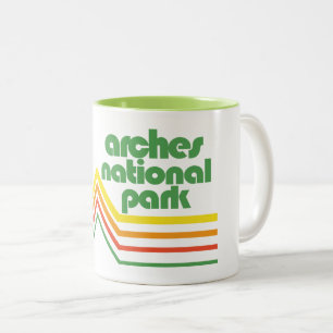 Caneca De Café Em Dois Tons Parque Nacional Arches