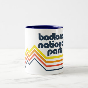 Caneca De Café Em Dois Tons Parque Nacional Badlands