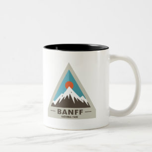 Caneca De Café Em Dois Tons Parque Nacional Banff