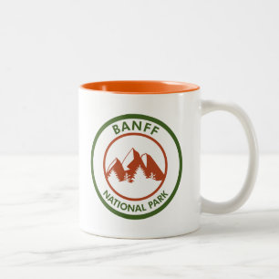 Caneca De Café Em Dois Tons Parque Nacional Banff