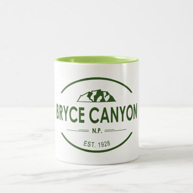 Caneca De Café Em Dois Tons Parque Nacional Bryce Canyon (Centro)