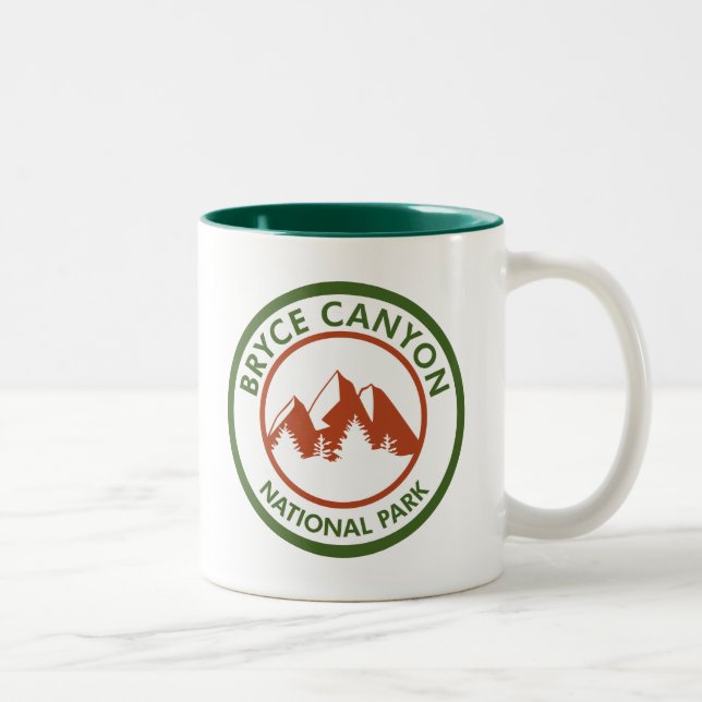 Caneca De Café Em Dois Tons Parque Nacional Bryce Canyon (Direita)