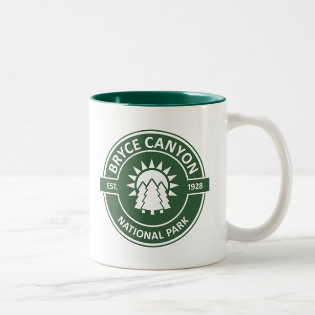 Caneca De Café Em Dois Tons Parque Nacional Bryce Canyon (Direita)