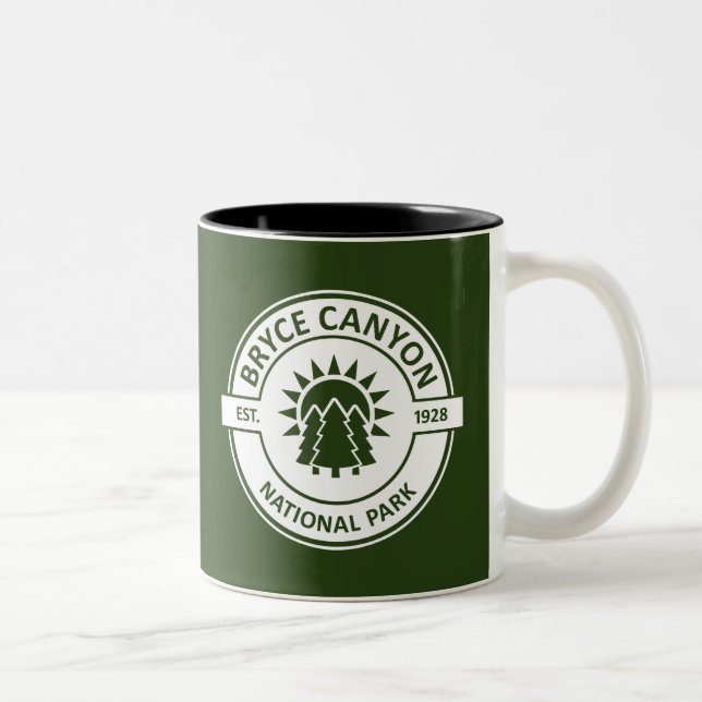 Caneca De Café Em Dois Tons Parque Nacional Bryce Canyon (Direita)
