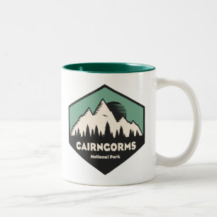 Caneca De Café Em Dois Tons Parque Nacional Cairngorms Escócia
