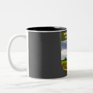 Caneca De Café Em Dois Tons Parque Nacional da Areia Excelente do Colorado Dun