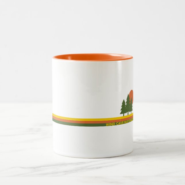 Caneca De Café Em Dois Tons Parque Nacional da Caverna Eólica Pinheiros Sol (Centro)