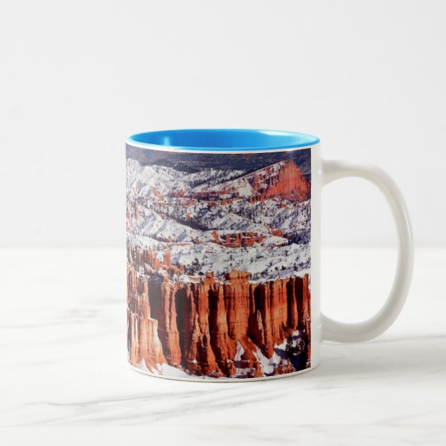 Caneca De Café Em Dois Tons Parque nacional da garganta de Bryce (Direita)