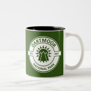 Caneca De Café Em Dois Tons Parque Nacional Dartmoor