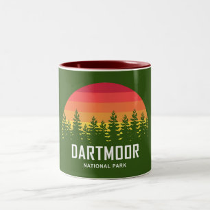 Caneca De Café Em Dois Tons Parque Nacional Dartmoor