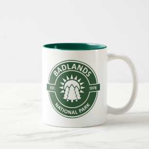 Caneca De Café Em Dois Tons Parque Nacional das Badlands