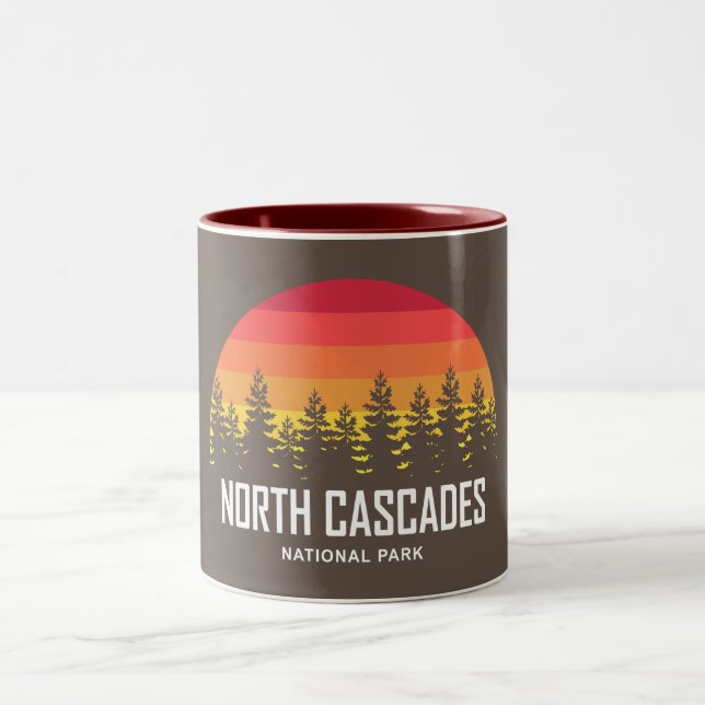Caneca De Café Em Dois Tons Parque Nacional das Cascades do Norte (Centro)