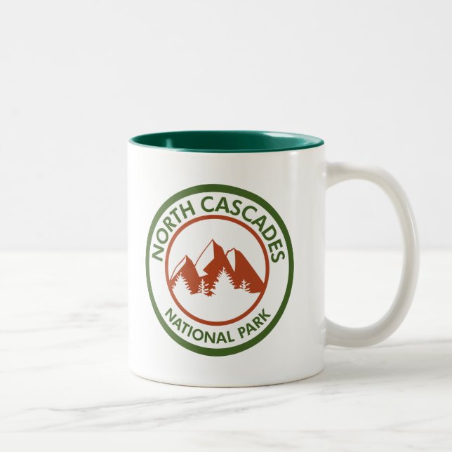 Caneca De Café Em Dois Tons Parque Nacional das Cascades do Norte (Direita)
