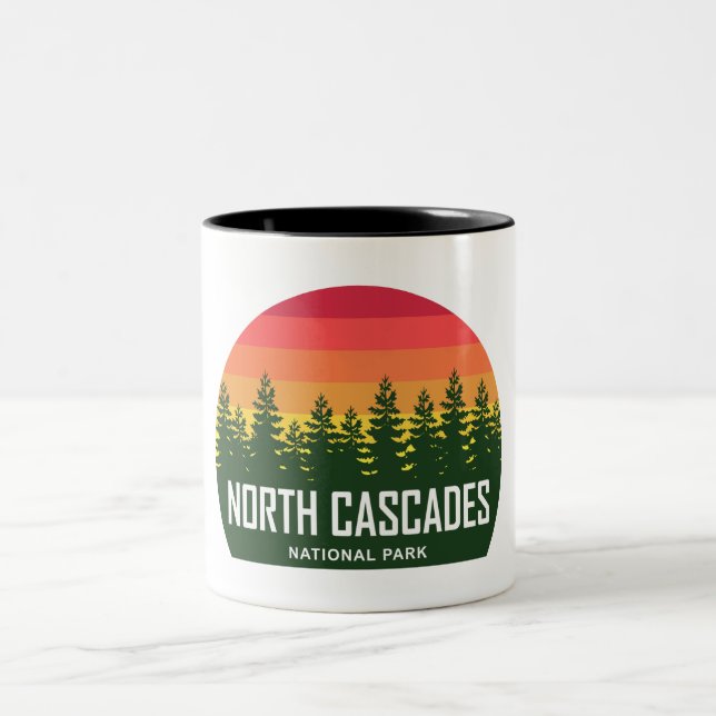 Caneca De Café Em Dois Tons Parque Nacional das Cascades do Norte (Centro)