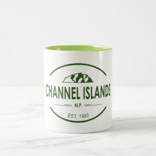 Caneca De Café Em Dois Tons Parque nacional das ilhas channel