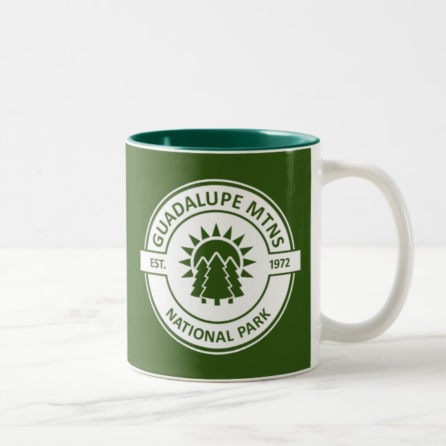 Caneca De Café Em Dois Tons Parque Nacional das Montanhas Guadalupe (Direita)