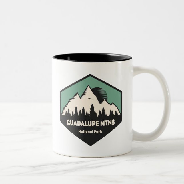 Caneca De Café Em Dois Tons Parque Nacional das Montanhas Guadalupe (Direita)