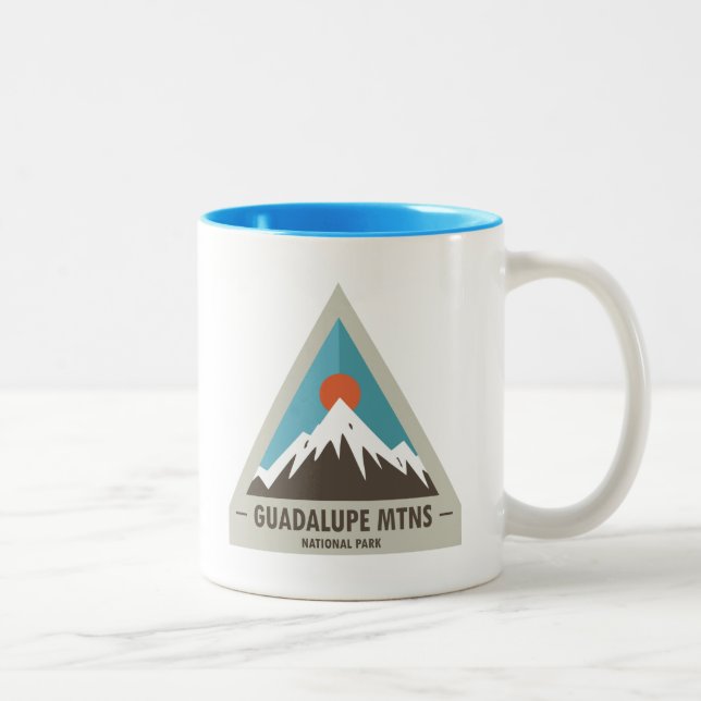 Caneca De Café Em Dois Tons Parque Nacional das Montanhas Guadalupe (Direita)