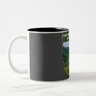 Caneca De Café Em Dois Tons Parque Nacional das Terras Altas do Cabo Bretão