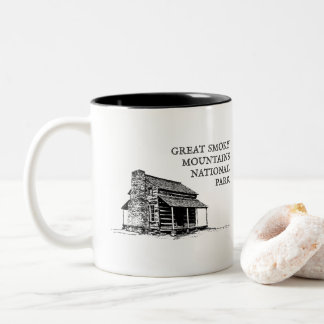 Caneca De Café Em Dois Tons Parque nacional de Great Smoky Mountains
