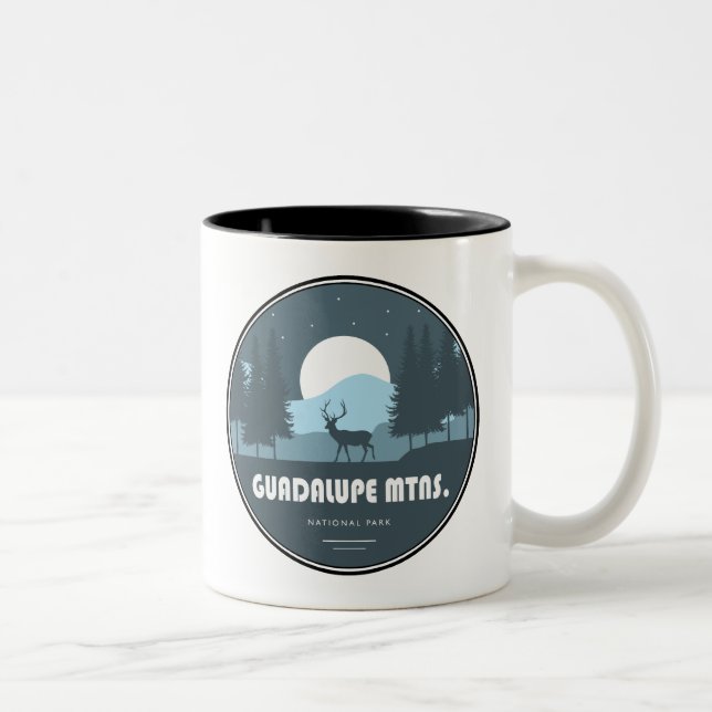 Caneca De Café Em Dois Tons Parque Nacional de Guadalupe (Direita)
