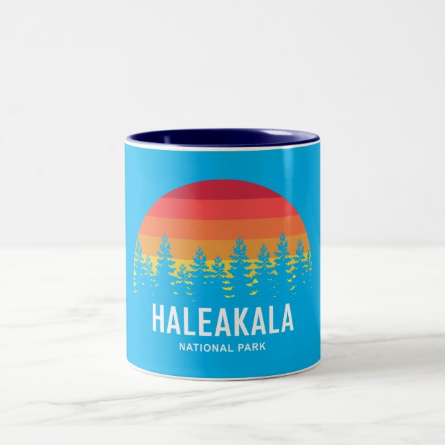 Caneca De Café Em Dois Tons Parque Nacional de Haleakala (Centro)