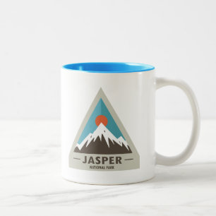 Caneca De Café Em Dois Tons Parque nacional de jaspe