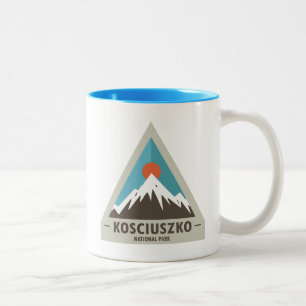 Caneca De Café Em Dois Tons Parque Nacional de Kosciuszko