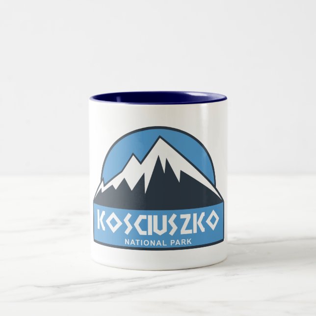 Caneca De Café Em Dois Tons Parque Nacional de Kosciuszko (Centro)
