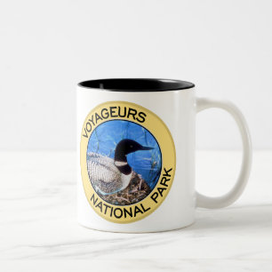 Caneca De Café Em Dois Tons Parque nacional de Voyageurs