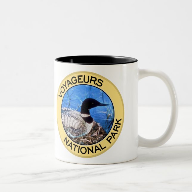 Caneca De Café Em Dois Tons Parque nacional de Voyageurs (Direita)