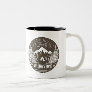 Caneca De Café Em Dois Tons Parque nacional de Yellowstone