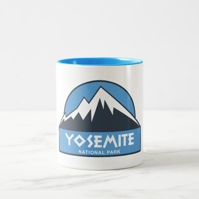 Caneca De Café Em Dois Tons Parque Nacional de Yosemite (Centro)