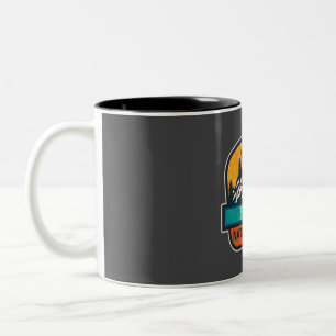 Caneca De Café Em Dois Tons Parque nacional do Banff