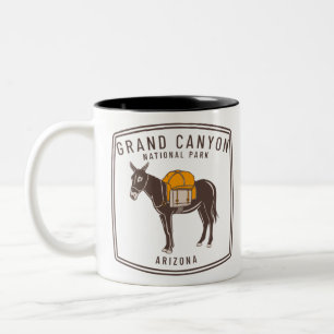 Caneca De Café Em Dois Tons Parque Nacional do Grand Canyon