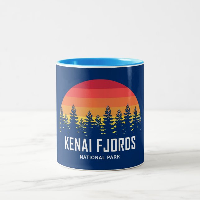 Caneca De Café Em Dois Tons Parque Nacional do Kenai Fjords (Centro)